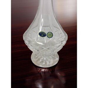 vintage bohemia czech republic 24% Pbo lead chrystal decanter.